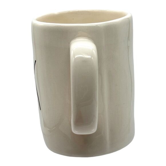 Rae Dunn Magenta DRINK Coffee Tea Mug Big M LL Farmhouse Rustic Normcore Trad - Picture 3 of 11